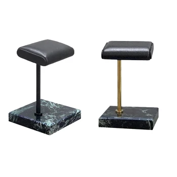 Marble Base PU Leather Watch Stand, High-End Metal Rod Watch Stand, Bracelet, Necklace, Display Stand
Marble Base PU Leather Watch Stand, High-End Metal Rod Watch Stand, Bracelet, Necklace, Display Stand