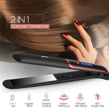 2 In 1 Ceramic Hair Straightener Electric Curler Professional Temperature Adjustable Flat Iron Curling Wand with LCD Display 31
2 In 1 Ceramic Hair Straightener Electric Curler Professional Temperature Adjustable Flat Iron Curling Wand with LCD Display 31