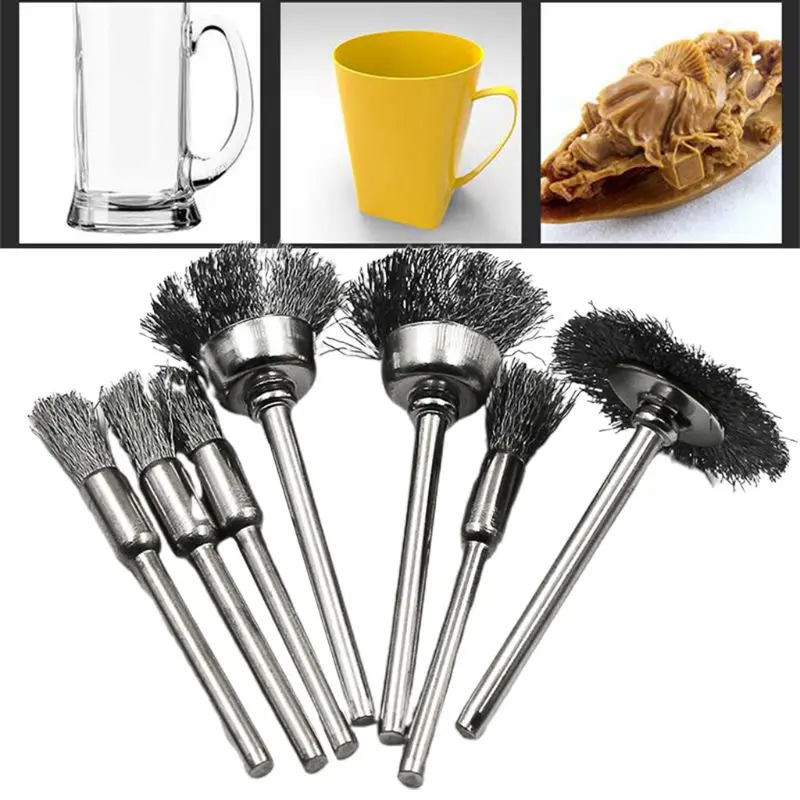 60 Pcs Wire Steel Wheel Brushes Pen Rotary Tools for Power Polishing Griding Shank Set Kit Accessories
60 Pcs Wire Steel Wheel Brushes Pen Rotary Tools for Power Polishing Griding Shank Set Kit Accessories