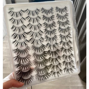 20 Pairs 3D Soft Mink False Eyelashes Handmade Wispy Fluffy Long Lashes Natural Eye Extension Makeup Kit Wholesale
20 Pairs 3D Soft Mink False Eyelashes Handmade Wispy Fluffy Long Lashes Natural Eye Extension Makeup Kit Wholesale