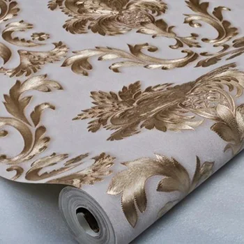 10M Non Woven Luxury Gold Metallic Textured Damask Wall Sticker Roll Home Decor
10M Non Woven Luxury Gold Metallic Textured Damask Wall Sticker Roll Home Decor