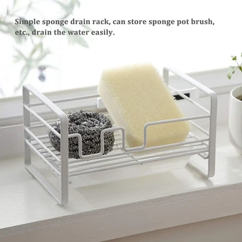 Newly Sponge Holder Removable Tray Drain Storage Rack Kitchen Sink Organizer for Brush Soap TE889 
Newly Sponge Holder Removable Tray Drain Storage Rack Kitchen Sink Organizer for Brush Soap TE889