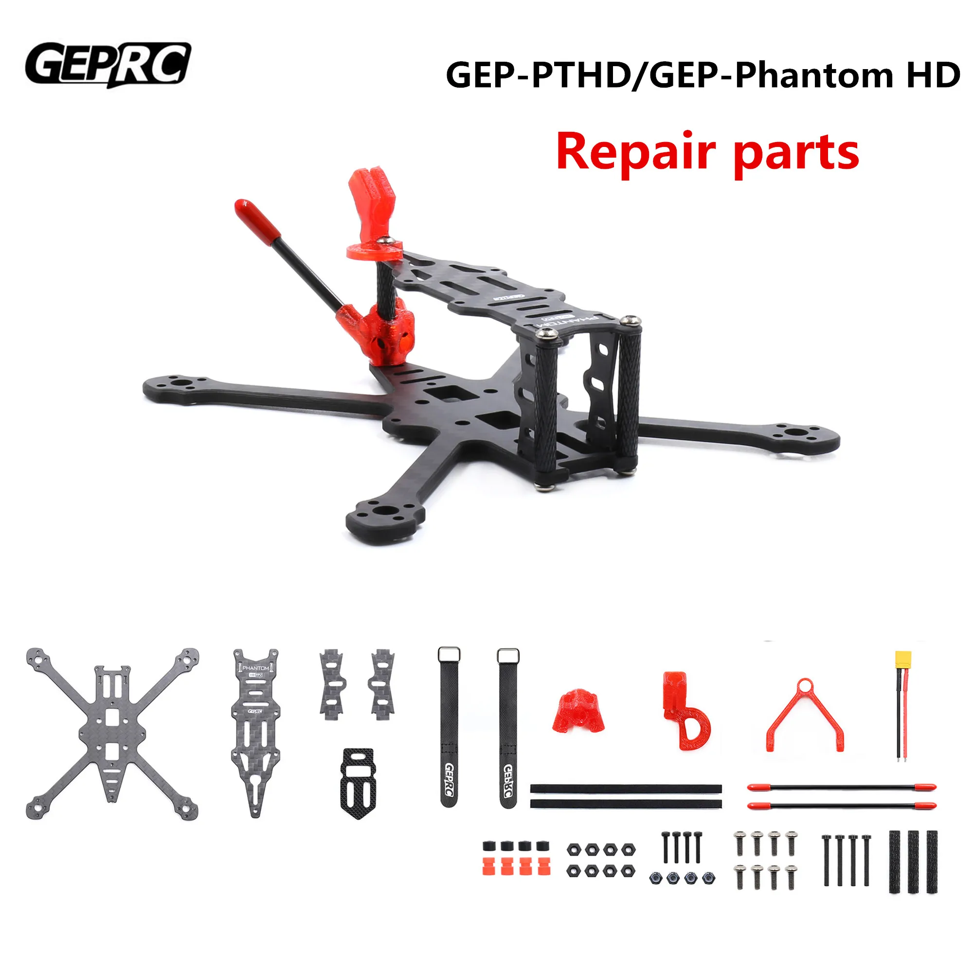 GEPRC GEP-PTHD 2.5 inch Quadcopter Frame accessories GEP-Phantom HD FPV Drones Repair parts
GEPRC GEP-PTHD 2.5 inch Quadcopter Frame accessories GEP-Phantom HD FPV Drones Repair parts