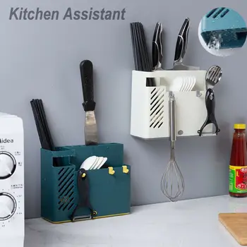 Kitchen Multi-Functional Hollow-Out Asphalt Knife Rack Chopsticks Cage Coffee Storage Box Hanging Organizer
Kitchen Multi-Functional Hollow-Out Asphalt Knife Rack Chopsticks Cage Coffee Storage Box Hanging Organizer
