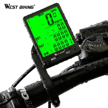 WEST BIKING 2.8" Screen Bicycle Computer Wireless & Wired Computer Bike Rainproof Speedometer Odometer Stopwatch for Cycling
WEST BIKING 2.8" Screen Bicycle Computer Wireless & Wired Computer Bike Rainproof Speedometer Odometer Stopwatch for Cycling