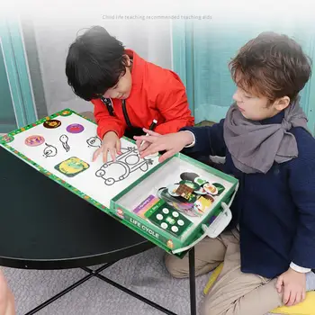 Magnetic Lifecycle Frog Animal Puzzles Pen Painting Board Kids Teaching Aids Toy Gift Early Learning Education Toy For Children
Magnetic Lifecycle Frog Animal Puzzles Pen Painting Board Kids Teaching Aids Toy Gift Early Learning Education Toy For Children