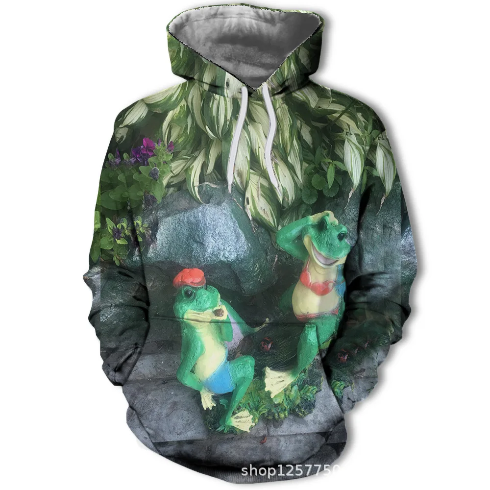 Spring, Autumn and Winter New Pattern Hoodie Super Warm Lover Frog 3D Printing Leisure Time Hoodie Men's Wear
Spring, Autumn and Winter New Pattern Hoodie Super Warm Lover Frog 3D Printing Leisure Time Hoodie Men's Wear