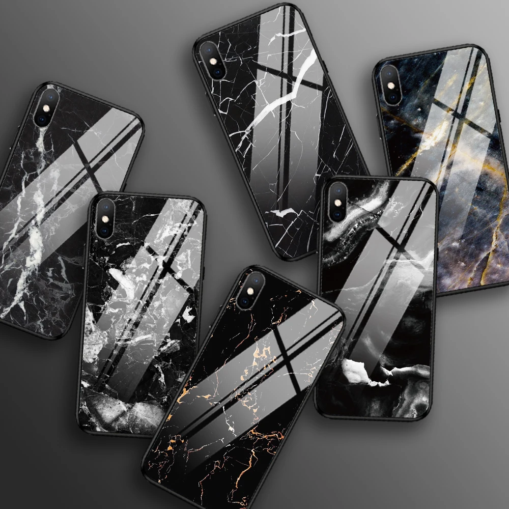 Glossy Black Marble Case for iPhone XR 7 8 PLUS Tempered Glass Case Cover for iPhone X XS MAX 6 6S PLUS 5 5S SE Case for Men New
Glossy Black Marble Case for iPhone XR 7 8 PLUS Tempered Glass Case Cover for iPhone X XS MAX 6 6S PLUS 5 5S SE Case for Men New
