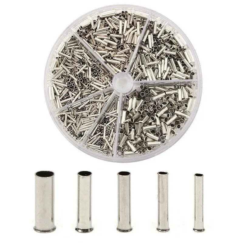 1900Pcs Uninsulated Copper Butt Wire Connector Crimp Terminals AWG 22-14 Kit(Box Packing)
1900Pcs Uninsulated Copper Butt Wire Connector Crimp Terminals AWG 22-14 Kit(Box Packing)