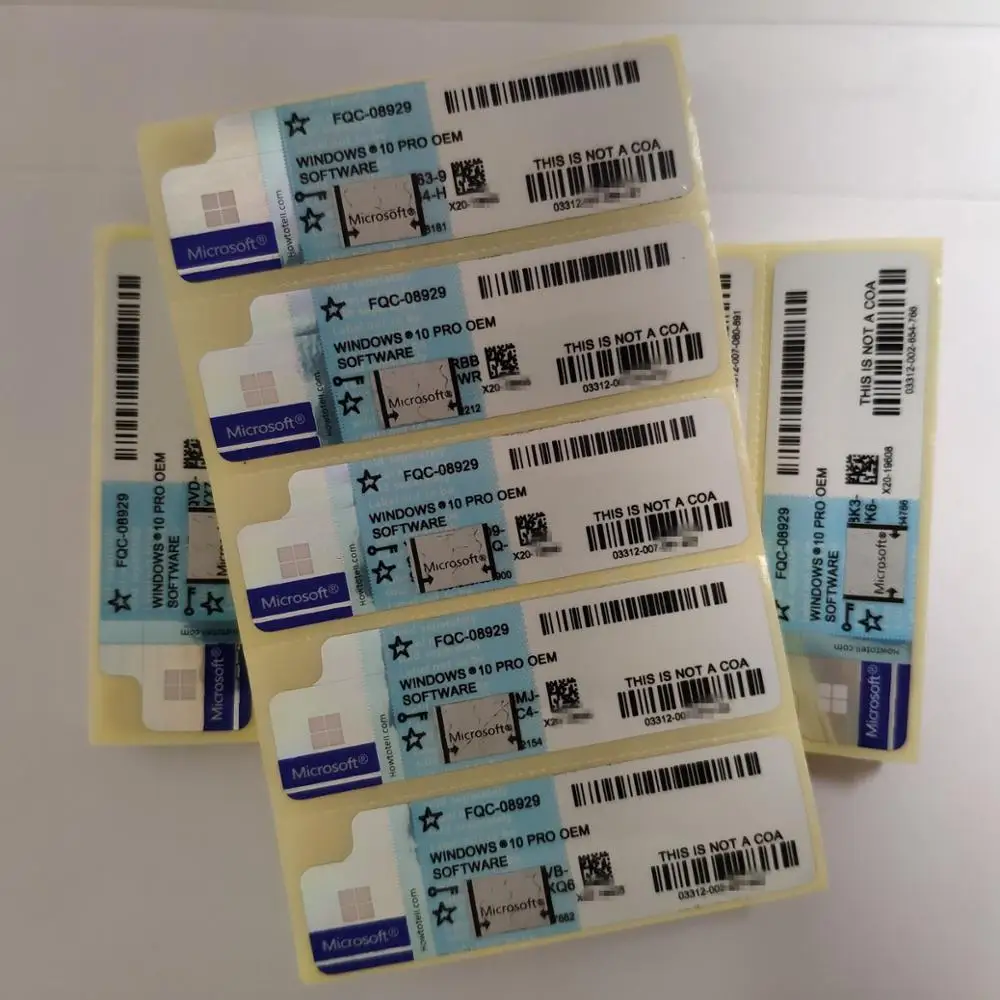 MS Operate System For Windows 10 Pro License COA Sticker Win 10 Professional Product Key Label Online Work Lifetime Software
MS Operate System For Windows 10 Pro License COA Sticker Win 10 Professional Product Key Label Online Work Lifetime Software