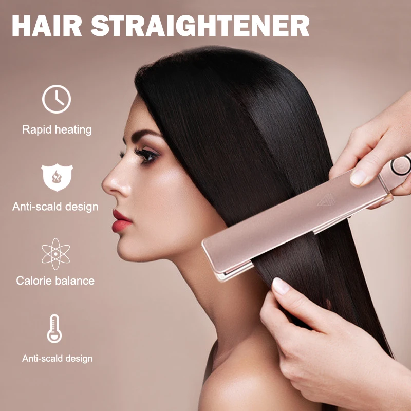 Description Picture 4 of item3D Floating Straightening Irons Fast Warm-up Thermal Performance Professional Tourmaline Ceramic Heating Plate Hair Straightener