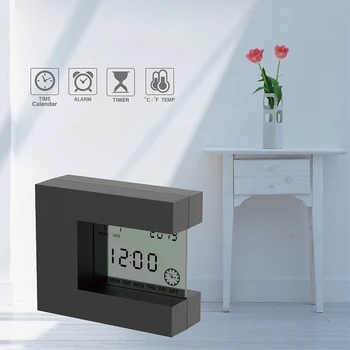 Electronic Desktop LCD Calendar Alarm clock with Indoor Thermometer & Count Down Kitchen Timer for home office table watch
Electronic Desktop LCD Calendar Alarm clock with Indoor Thermometer & Count Down Kitchen Timer for home office table watch