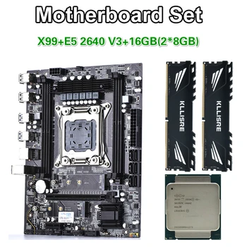 Kllisre X99 motherboard set Xeon E5 2640 V3 LGA2011-3 CPU 2pcs X 8GB =16GB 2400MHz DDR4 memory
Kllisre X99 motherboard set Xeon E5 2640 V3 LGA2011-3 CPU 2pcs X 8GB =16GB 2400MHz DDR4 memory