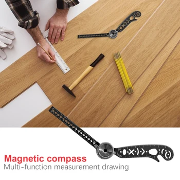 Interlocking Gears Wheels Painting Ruler Multi-function Protractor Angle Ruler Carpentry Compass Ruler Wood Drawing Tool
Interlocking Gears Wheels Painting Ruler Multi-function Protractor Angle Ruler Carpentry Compass Ruler Wood Drawing Tool