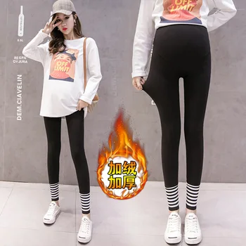 Maternity Pants Autumn And Winter New Style Cotton plus Velvet Leggings Cool Thread Foot Mouth Joint Versitile Fashion Skinny Pa
Maternity Pants Autumn And Winter New Style Cotton plus Velvet Leggings Cool Thread Foot Mouth Joint Versitile Fashion Skinny Pa