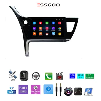 ESSGOO 2 Din Car Radio Bluetooth Android 9.1 For Toyota Corolla 2017 2018 10'' Autoradio Multimedia Video Player GPS Navigation
ESSGOO 2 Din Car Radio Bluetooth Android 9.1 For Toyota Corolla 2017 2018 10'' Autoradio Multimedia Video Player GPS Navigation