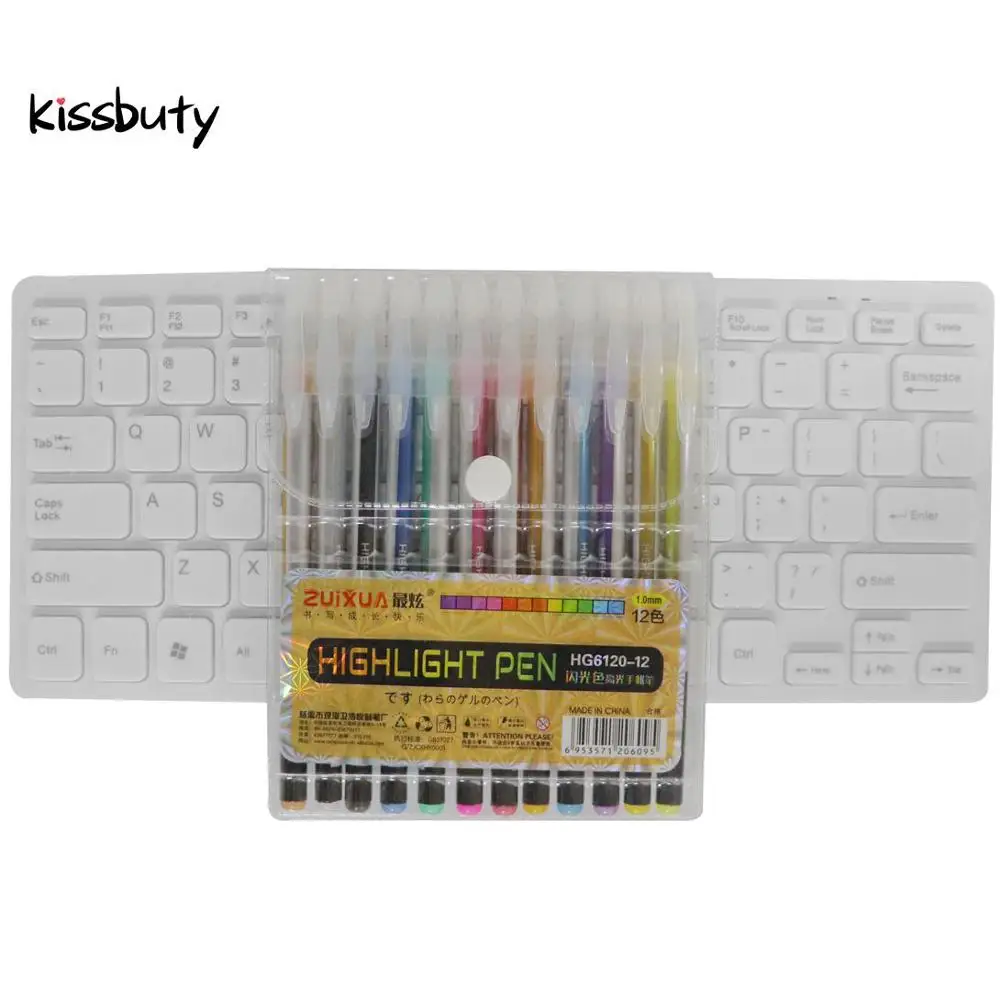 12 24 Colors Gel Pens Set Color Glitter Gel Pen Refill Rod for Coloring Book Journals Drawing Doodling Art Markers Pen Stationey
12 24 Colors Gel Pens Set Color Glitter Gel Pen Refill Rod for Coloring Book Journals Drawing Doodling Art Markers Pen Stationey