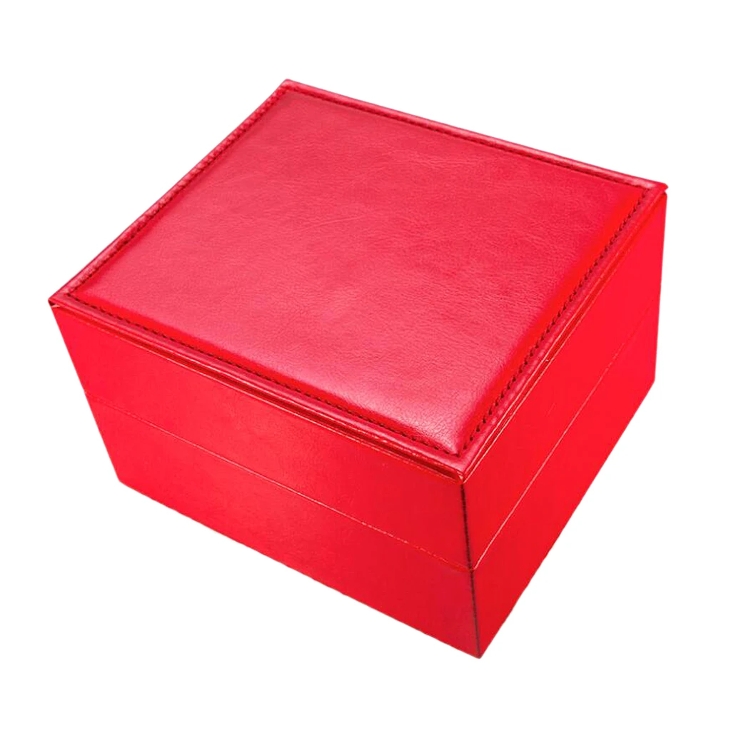 Luxury PU Leather Single Slot Watch Bracelet Case Wristwatch Box Organizer 16x14x10cm
Luxury PU Leather Single Slot Watch Bracelet Case Wristwatch Box Organizer 16x14x10cm