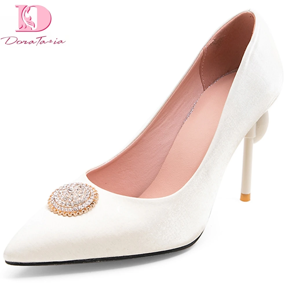 Doratasia 2020 dropship thin high heels big size 50 elegant slip on pointed toe women shoes woman pumps female 
Doratasia 2020 dropship thin high heels big size 50 elegant slip on pointed toe women shoes woman pumps female