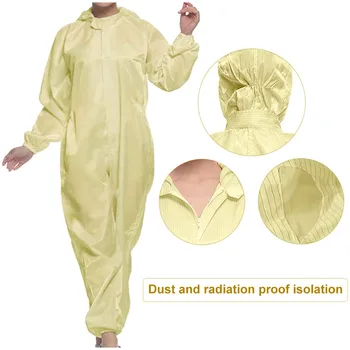 Washable Protective clothing Particles Barrier Hygiene Waterproof Dust protection Clothing Antistatic monos impermeables @35 
Washable Protective clothing Particles Barrier Hygiene Waterproof Dust protection Clothing Antistatic monos impermeables @35
