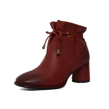 Boots Women Ankle Boots Autumn Winter Genuine Leather Chelsea Boots New Fashion Round Toe Basic Vintage Shoes Woman
Boots Women Ankle Boots Autumn Winter Genuine Leather Chelsea Boots New Fashion Round Toe Basic Vintage Shoes Woman