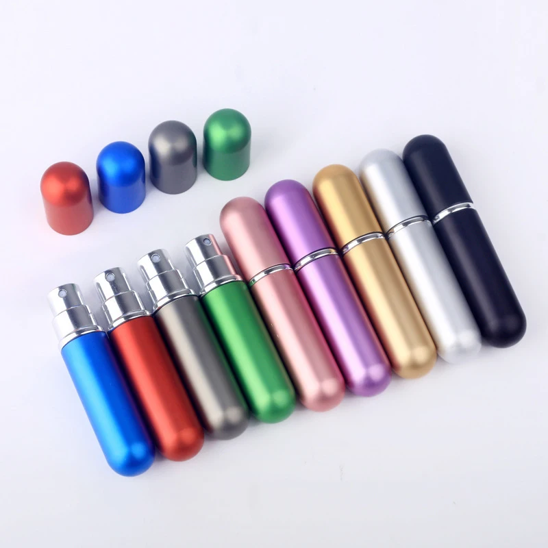 MUB 5ml Mini Spray Perfume Bottle Atomizer Essential Oils Metal Roller Ball Glass Bottle Travel Roll-On Refillable Empty Bottles
MUB 5ml Mini Spray Perfume Bottle Atomizer Essential Oils Metal Roller Ball Glass Bottle Travel Roll-On Refillable Empty Bottles