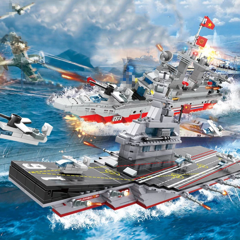 Model Building Blocks Navy Ship Aircrafted Carrier Military Submarine Sets Boat Warship Model Bricks Kid Toys Ship For Children
Model Building Blocks Navy Ship Aircrafted Carrier Military Submarine Sets Boat Warship Model Bricks Kid Toys Ship For Children
