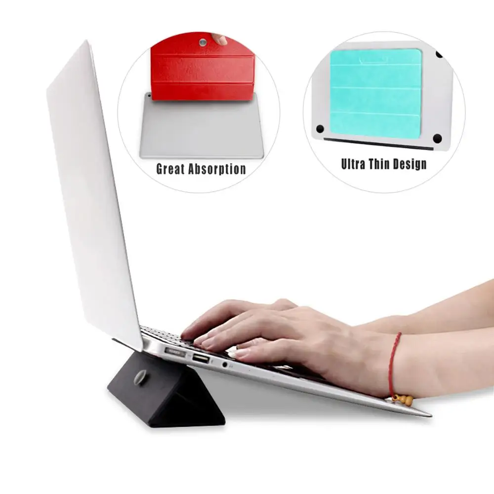 Besegad Invisible Folding Laptop Holder Portable Slim PU Leather Laptop Stand for Apple MacBook Pro Air Samsung Chromebook
Besegad Invisible Folding Laptop Holder Portable Slim PU Leather Laptop Stand for Apple MacBook Pro Air Samsung Chromebook
