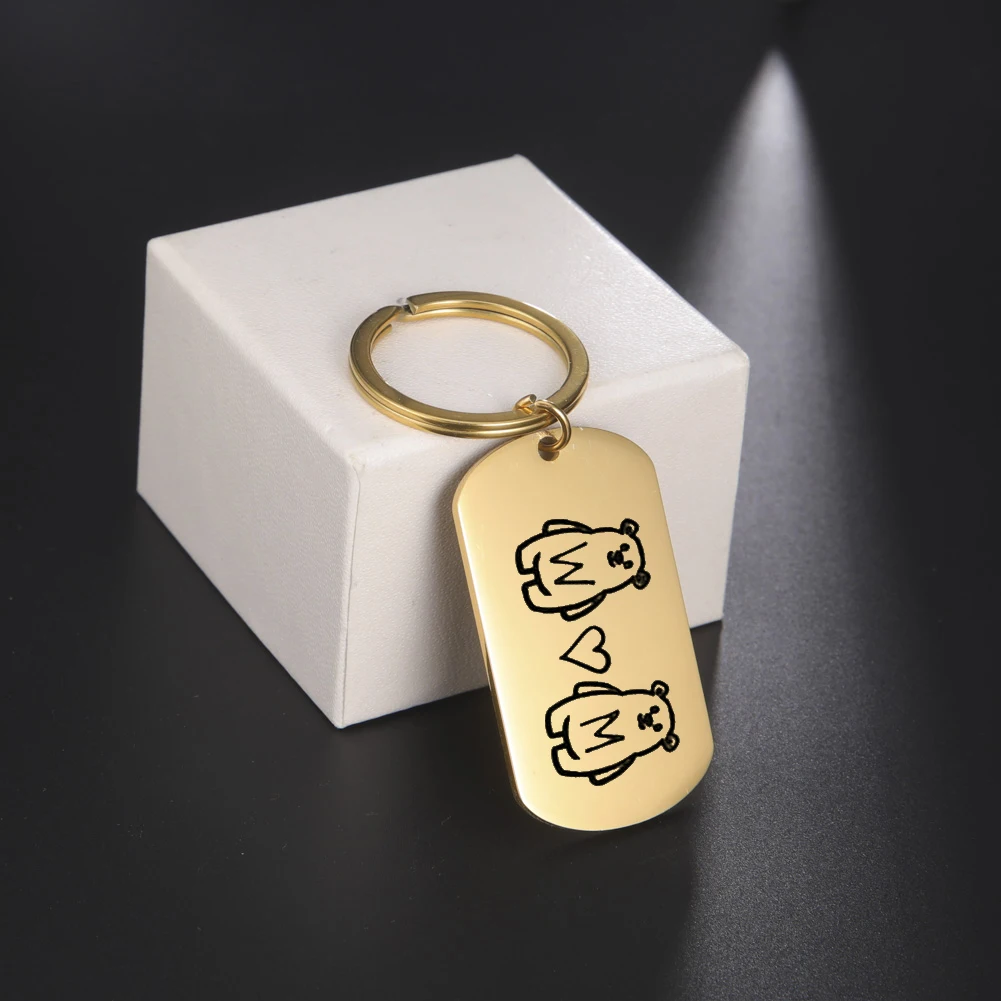 Lemegeton Personalized Engraved Name Text Keychain Custom Handwriting Keyring Key Holder Lovers Family Friends Gift
Lemegeton Personalized Engraved Name Text Keychain Custom Handwriting Keyring Key Holder Lovers Family Friends Gift