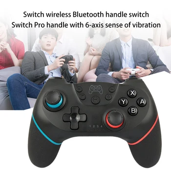 Wireless Bluetooth Gamepad Game Joystick Controller Console Replacement for Switch Pro with 6-Axis Handle
Wireless Bluetooth Gamepad Game Joystick Controller Console Replacement for Switch Pro with 6-Axis Handle