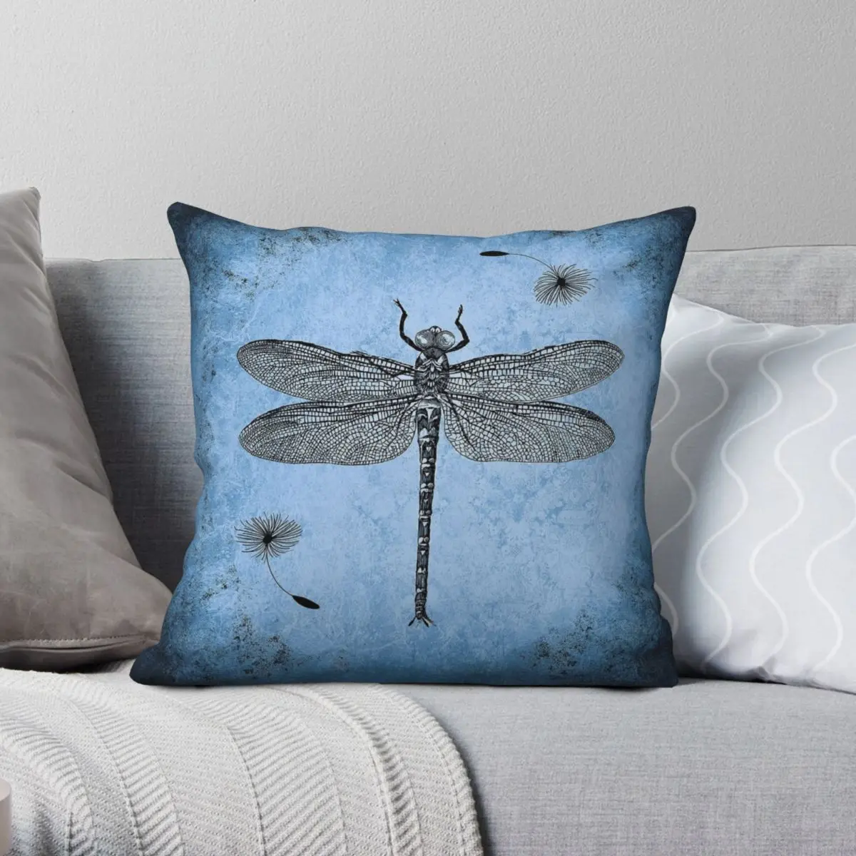 Blue Dragonfly Square Pillowcase Polyester Linen Velvet Creative Zip Decor Throw Pillow Case Home Cushion Case
Blue Dragonfly Square Pillowcase Polyester Linen Velvet Creative Zip Decor Throw Pillow Case Home Cushion Case