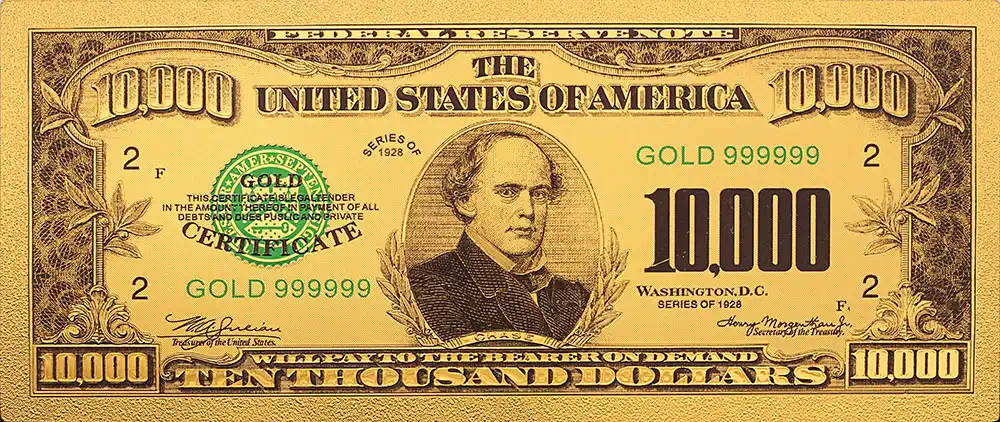 collection commemorative coin us 10000 us dollar