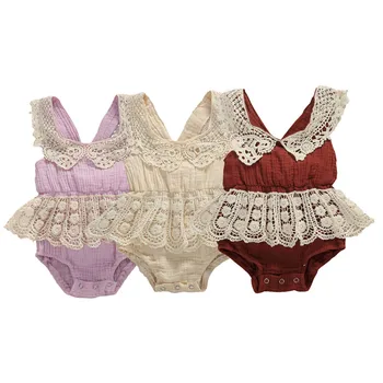 Baby Girls Romper Summer Infant Newborn Girls Princess Sleeveless Lace Hollow One-pieces Jumpsuit Baby Cotton Linen Soft Clothes
Baby Girls Romper Summer Infant Newborn Girls Princess Sleeveless Lace Hollow One-pieces Jumpsuit Baby Cotton Linen Soft Clothes