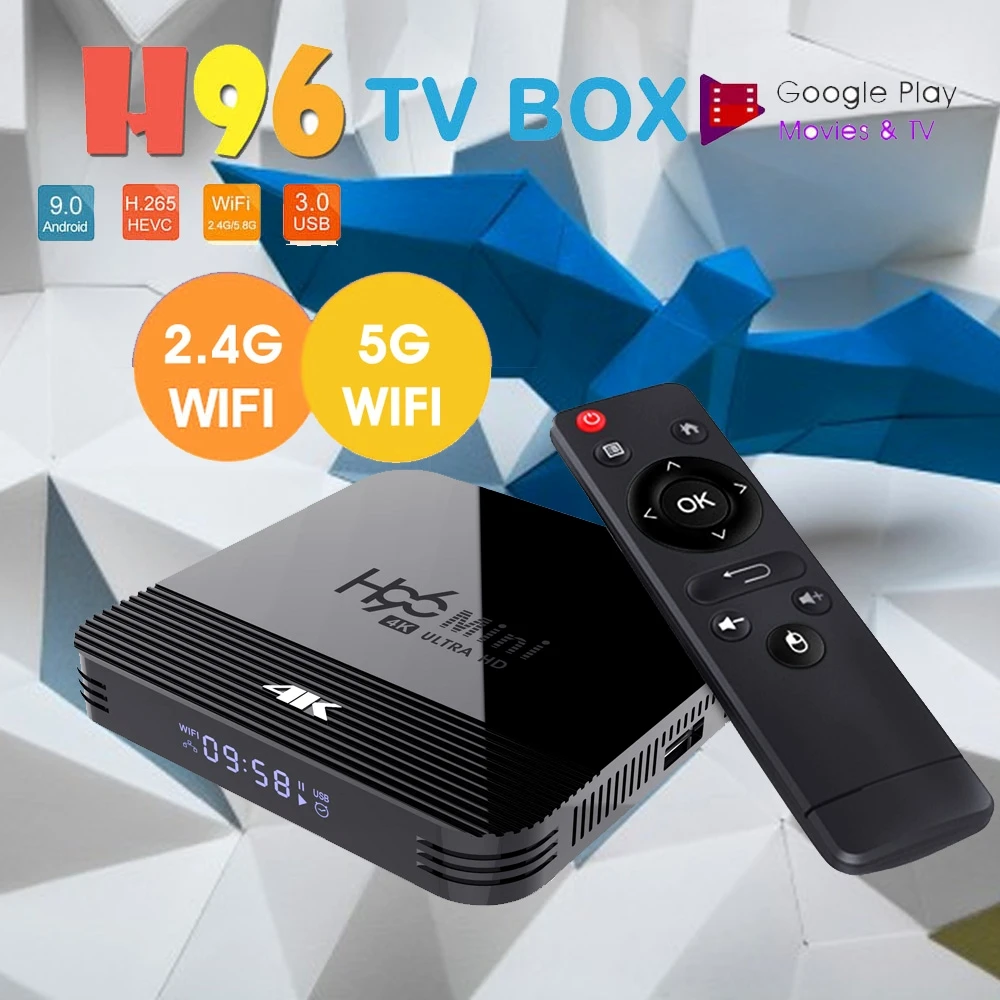 Tv Box Android Quad Core 4K Smart TV Box Android9.0 Rockchip RK3228A Support 2.4G/5G WIFI Bluetooth LED Display H96 MINI H8
Tv Box Android Quad Core 4K Smart TV Box Android9.0 Rockchip RK3228A Support 2.4G/5G WIFI Bluetooth LED Display H96 MINI H8