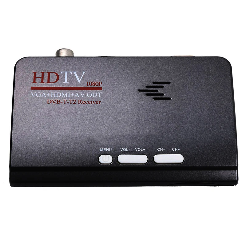 Smart Tv Box Us Plug 1080P Hd Dvb-T2/T HDMI USB VGA Av тюнер приемник цифровая приставка | Электроника