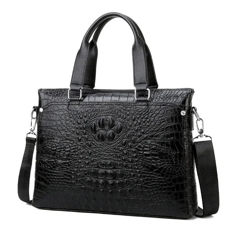 Crocodile MEN'S Handbag Cross Men's Bag Business One-Shoulder Oblique Casual Briefcase
Crocodile MEN'S Handbag Cross Men's Bag Business One-Shoulder Oblique Casual Briefcase
