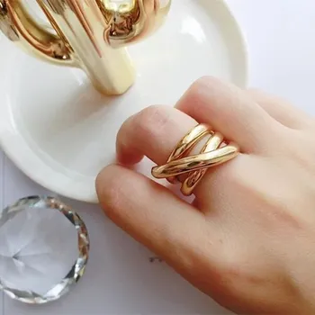 2019 New Korean Geometric Simple Multi-layer Hollow Cross Gold Shining Opening Metal Rings for Women Girls Gifts Party
2019 New Korean Geometric Simple Multi-layer Hollow Cross Gold Shining Opening Metal Rings for Women Girls Gifts Party