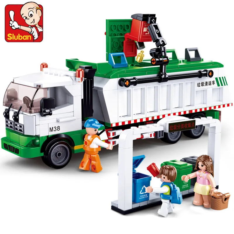 432Pcs Urban Garbage Classification Truck 100 Cards Sanitation Building Blocks Sets Figures City Educational Toys for Children
432Pcs Urban Garbage Classification Truck 100 Cards Sanitation Building Blocks Sets Figures City Educational Toys for Children