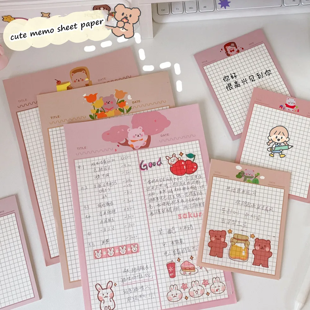 MINKYS Kawaii 30 Sheets Cute Bear Grid Memo Sheet Note Paper Daily To Do It Check List Notepad Paperlaria School Stationery
MINKYS Kawaii 30 Sheets Cute Bear Grid Memo Sheet Note Paper Daily To Do It Check List Notepad Paperlaria School Stationery