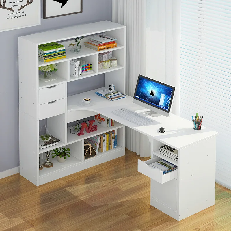 On Behalf of Computer Table-Table Student Household Economical Bookcase Desk Combination One-piece Table Simple Writing Desk
On Behalf of Computer Table-Table Student Household Economical Bookcase Desk Combination One-piece Table Simple Writing Desk