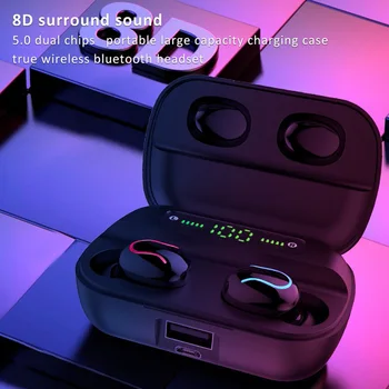 Bluetooth 5.0 HD Headset Wireless Earphones Mini Earbuds Stereo Waterproof Wireless Frequency 2.4GHZ
Bluetooth 5.0 HD Headset Wireless Earphones Mini Earbuds Stereo Waterproof Wireless Frequency 2.4GHZ