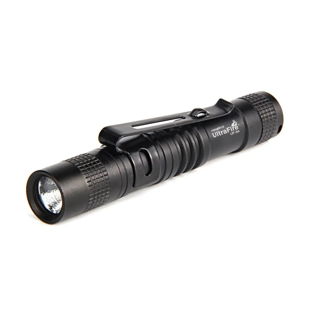 

UltraFire UF-3A XPE 80LM 1 Short Paragraph Pen Clip Portable Flashlight Waterproof Bicycle Light Outdoor Camping Powerful