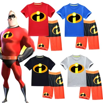 Summer Children's Pajamas Set Cartoon Anime Boys Clothes Short Sleeve Home T-shirt Shorts Outfits Superman Cosplay Clothing 
Summer Children's Pajamas Set Cartoon Anime Boys Clothes Short Sleeve Home T-shirt Shorts Outfits Superman Cosplay Clothing