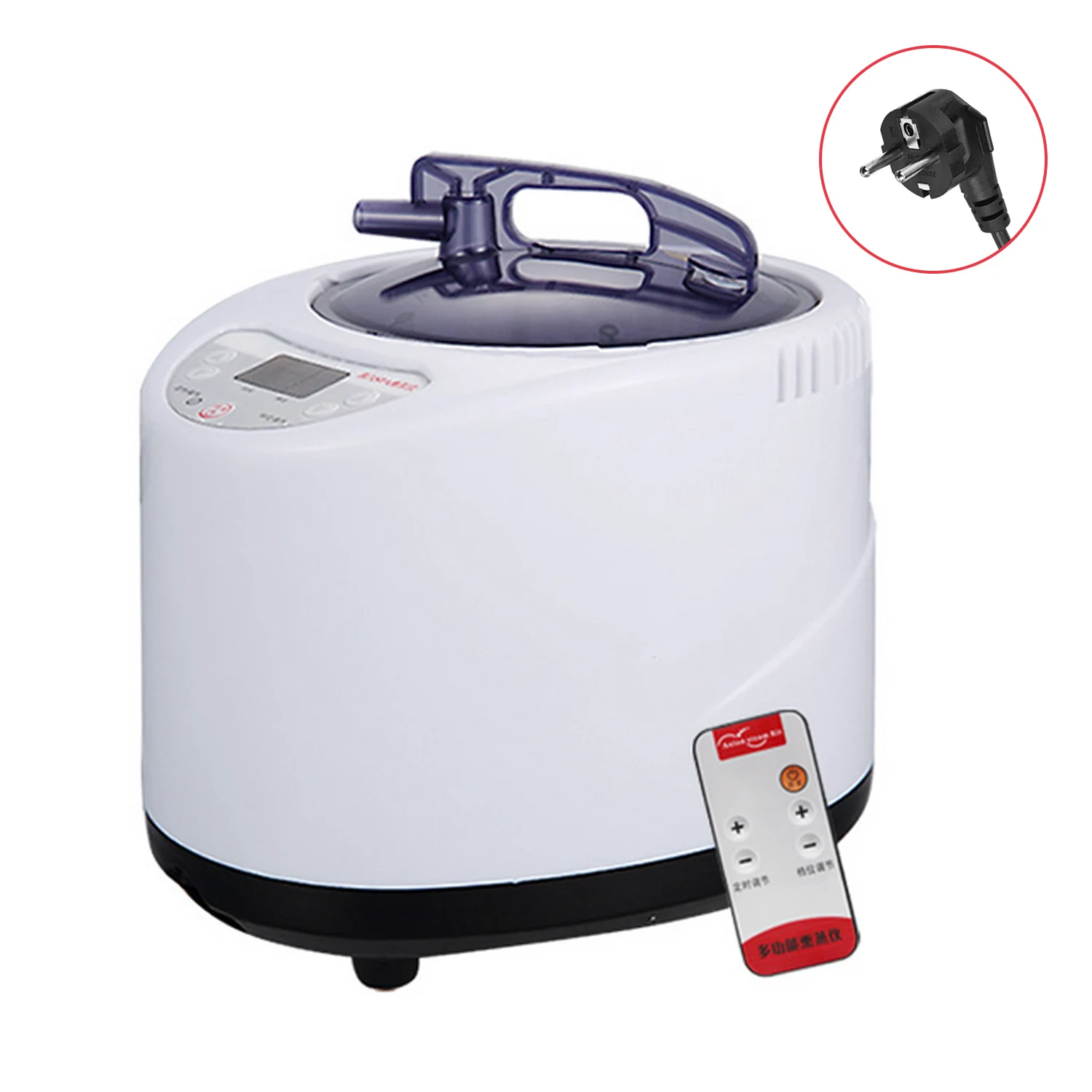 2.6L Sauna Steamer Pot Generator Steam SPA Pot Machine with Remote Control for Home Large Sauna Steamer Body Therapy EU Plug
2.6L Sauna Steamer Pot Generator Steam SPA Pot Machine with Remote Control for Home Large Sauna Steamer Body Therapy EU Plug