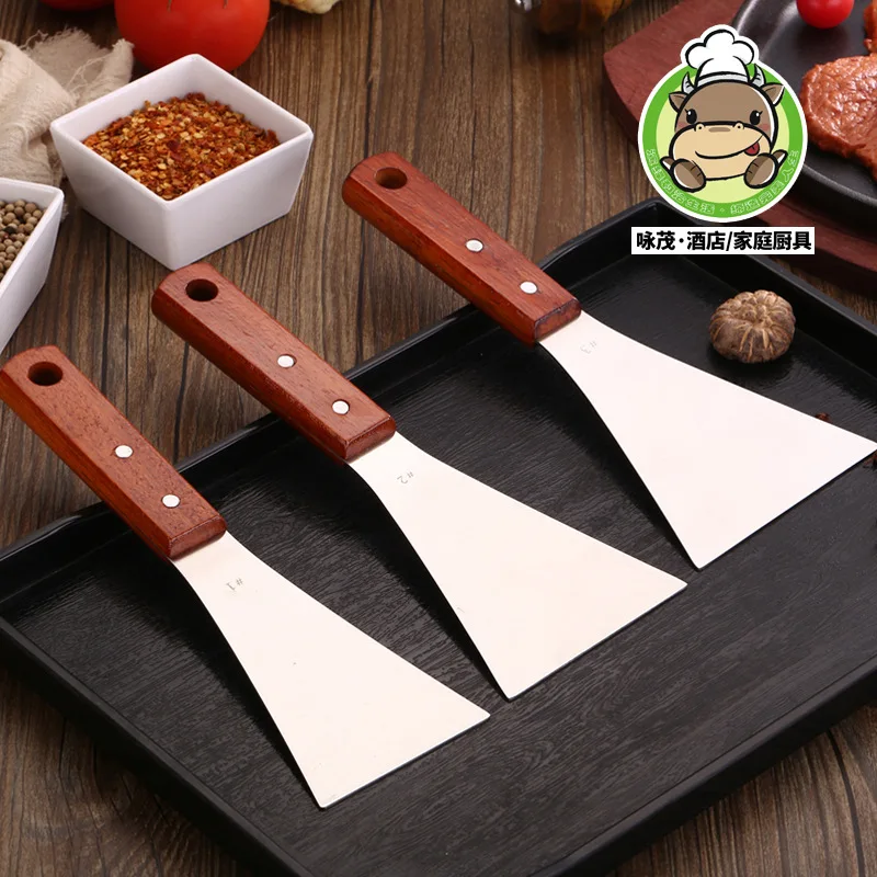 Kitchen gadgets Hotel 1-3 triangle spatula stainless steel steak spatula frying spatula multifunctional food spatula
Kitchen gadgets Hotel 1-3 triangle spatula stainless steel steak spatula frying spatula multifunctional food spatula