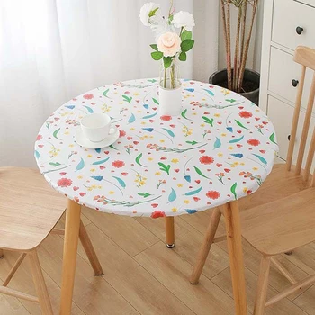 Round Fitted Table Cloth Elastic Edge Anti Scratch Indoor Outdoor Oil Proof Flannel Backing Dustproof Wipeable PVC Waterproof
Round Fitted Table Cloth Elastic Edge Anti Scratch Indoor Outdoor Oil Proof Flannel Backing Dustproof Wipeable PVC Waterproof