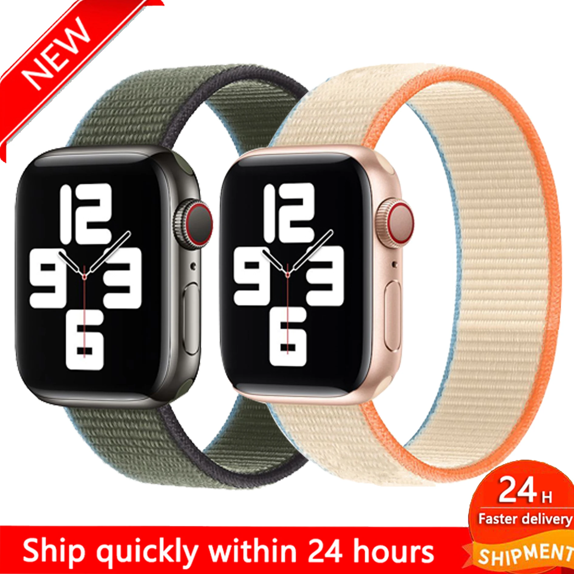 Breathable Nylon Strap for Apple Watch Band 6 5 4 38mm 42mm Replacement Sport Soft Loop for Iwatch 5 4 3 2 40mm 44mm Bracelet
Breathable Nylon Strap for Apple Watch Band 6 5 4 38mm 42mm Replacement Sport Soft Loop for Iwatch 5 4 3 2 40mm 44mm Bracelet