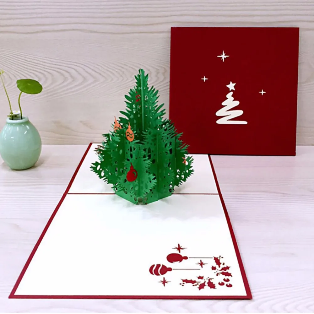 3D Christmas Paper Card Cards Greeting Handmade Personalized Keepsakes Postcards Wedding Birthday Decor M
3D Christmas Paper Card Cards Greeting Handmade Personalized Keepsakes Postcards Wedding Birthday Decor M