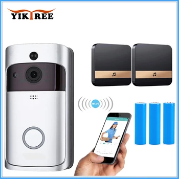 Smart Wifi doorbell Camera WI-FI Video Intercom Door Bell Video Call For Apartments IR Alarm Wireless color lens Security Camera 
Smart Wifi doorbell Camera WI-FI Video Intercom Door Bell Video Call For Apartments IR Alarm Wireless color lens Security Camera
