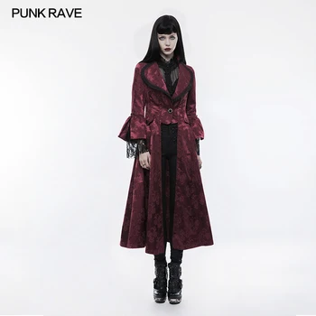 PUNK RAVE Women Gothic Victorian Style Jacket Coat Fashion Flower Pattern Gorgeous Long Coat Evening Party Wedding Coat
PUNK RAVE Women Gothic Victorian Style Jacket Coat Fashion Flower Pattern Gorgeous Long Coat Evening Party Wedding Coat